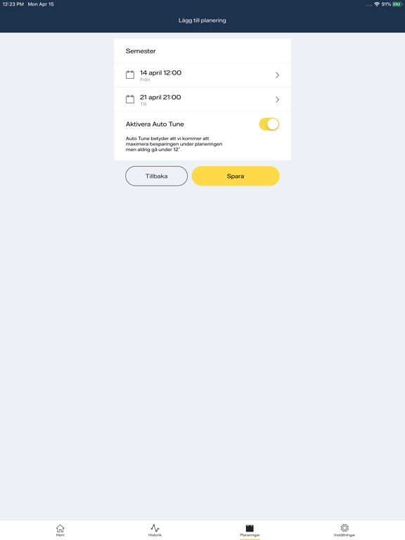 Screenshot #6 pour Vattenfall Smart Termostat