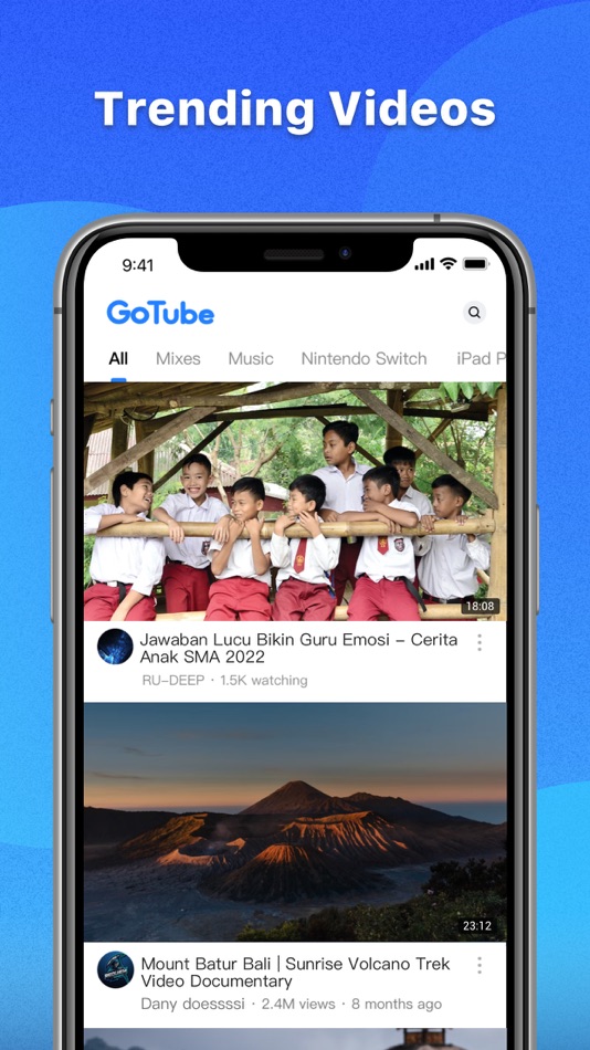 #6. Gotube - Stream & Music player (iOS) Podle: Rhianna Keisha Fernandes