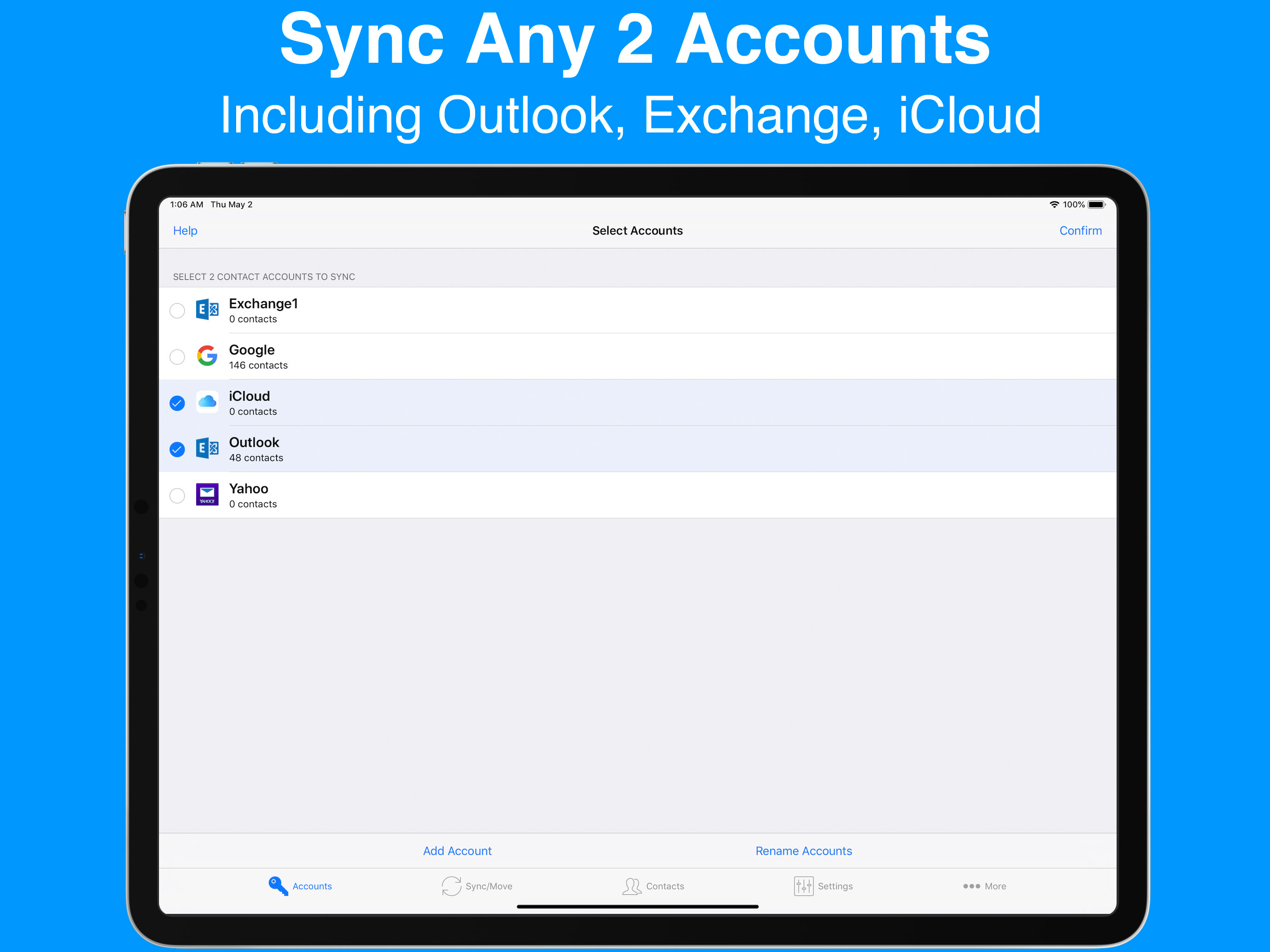 Contacts Mover Pro