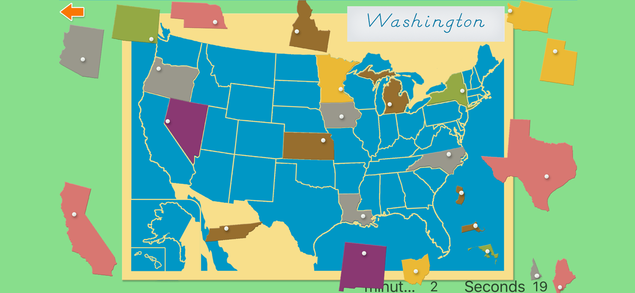 United States of America Map