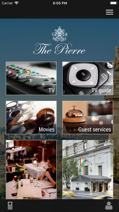 The Pierre Hotel NY Mobile App Screenshot