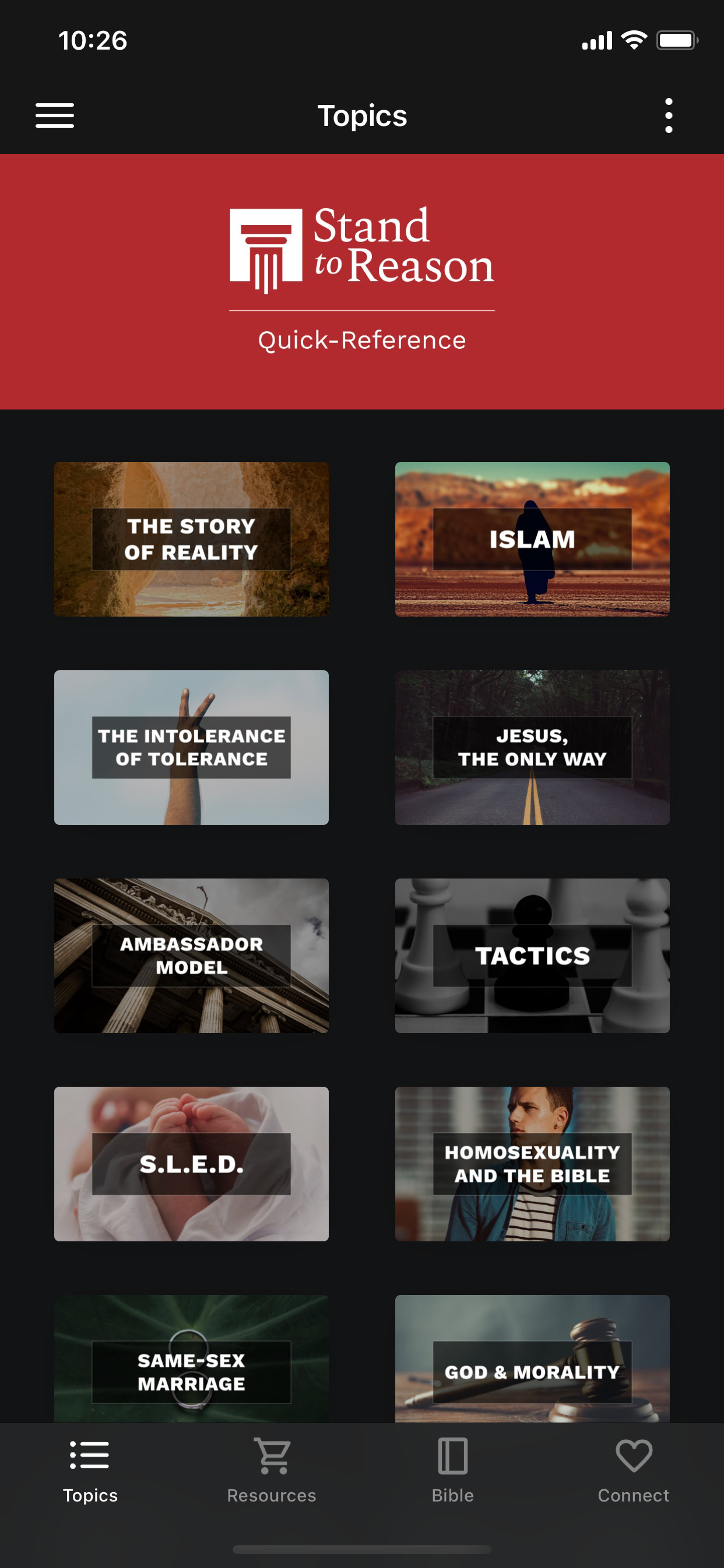 STR Quick-Reference App