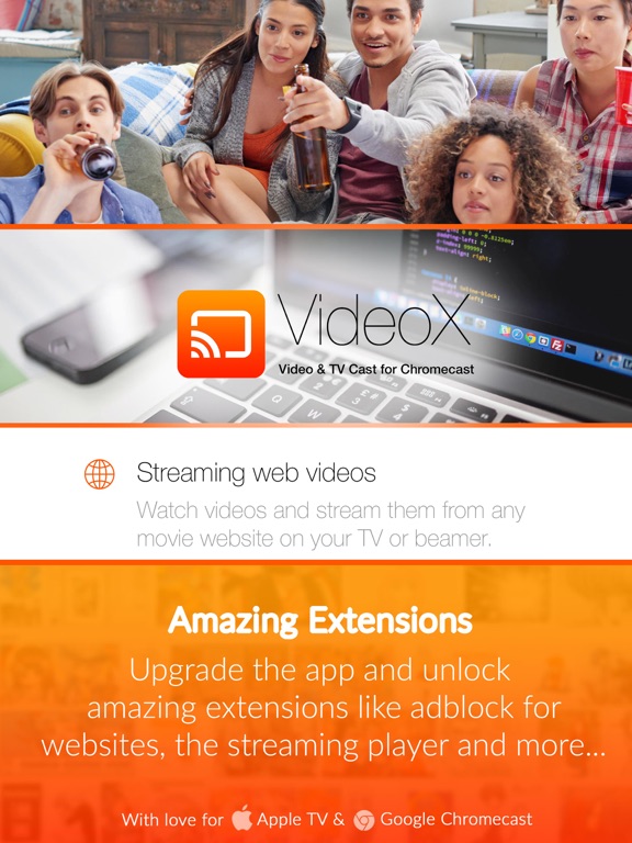 VideoX TV Cast & Stream Appのおすすめ画像1