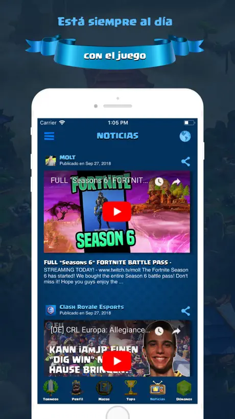 Mazos y Stats para Clash