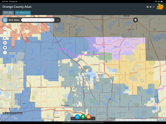 OCFL Atlas iPad screenshot 6 - Utilities app