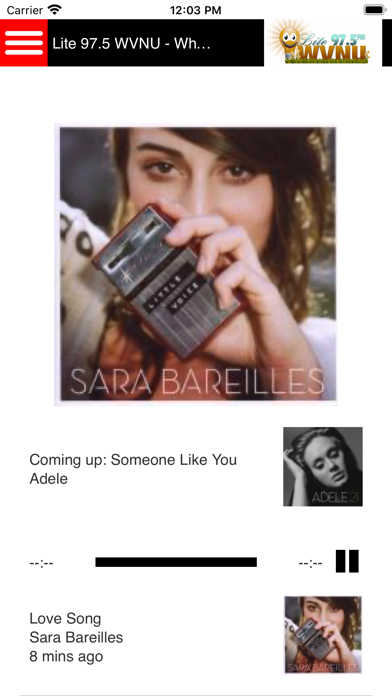 Screenshot #1 pour Lite 97.5 WVNU