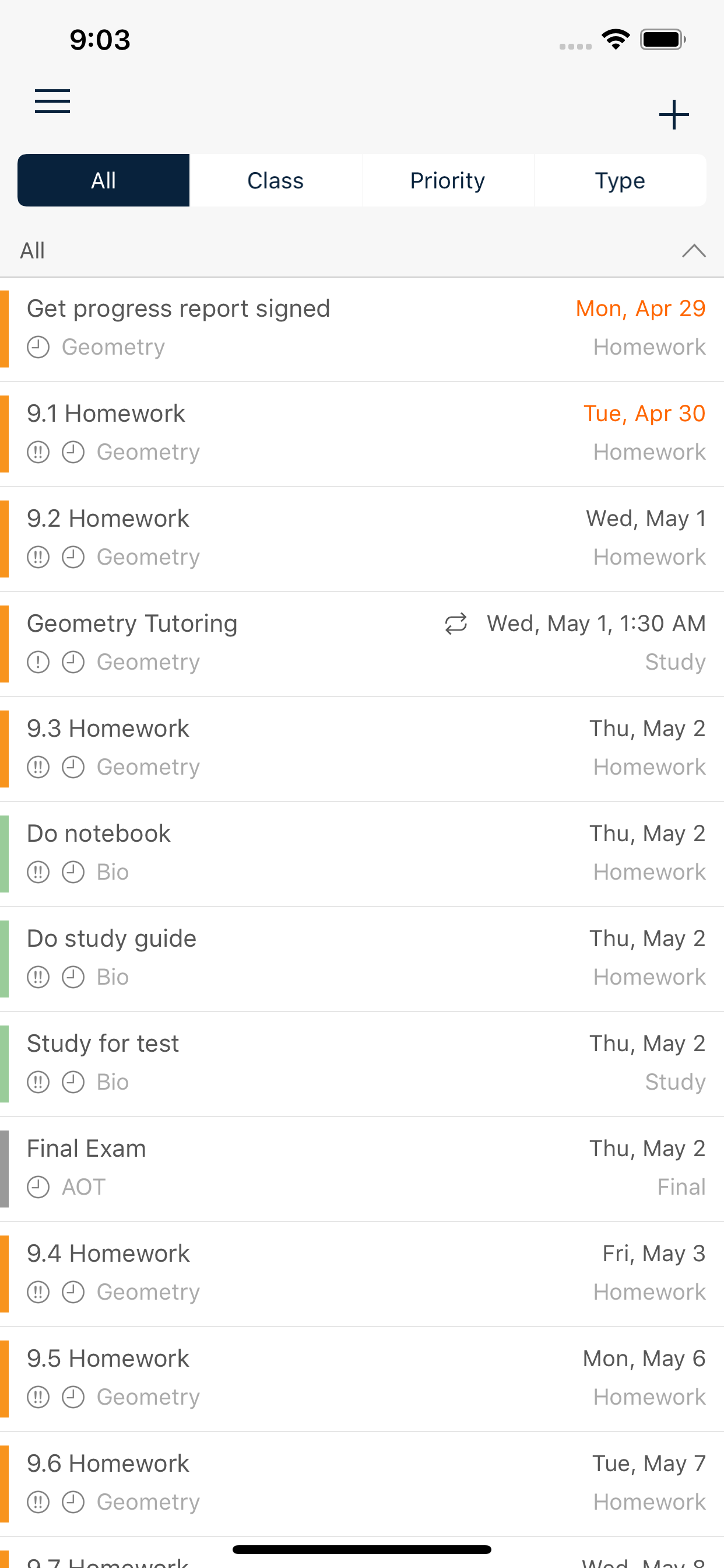 myHomework Student Planner