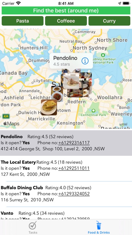 To-Do | Day plan | Food nearby screenshot-4