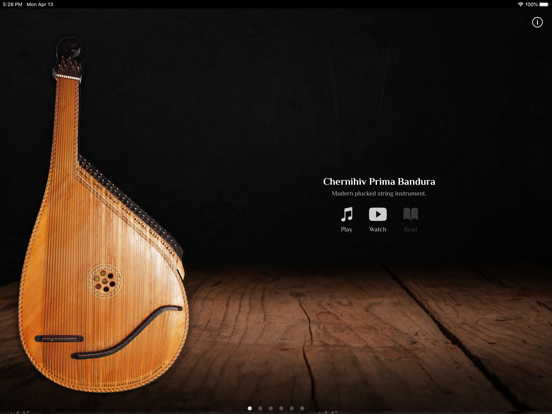 Bandura iPad screenshot 1 - Music app