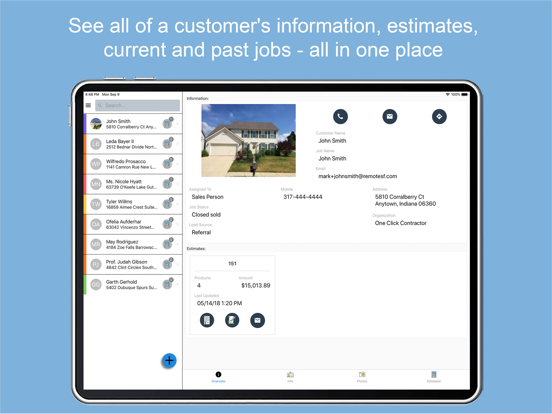 Screenshot #4 pour One Click Contractor