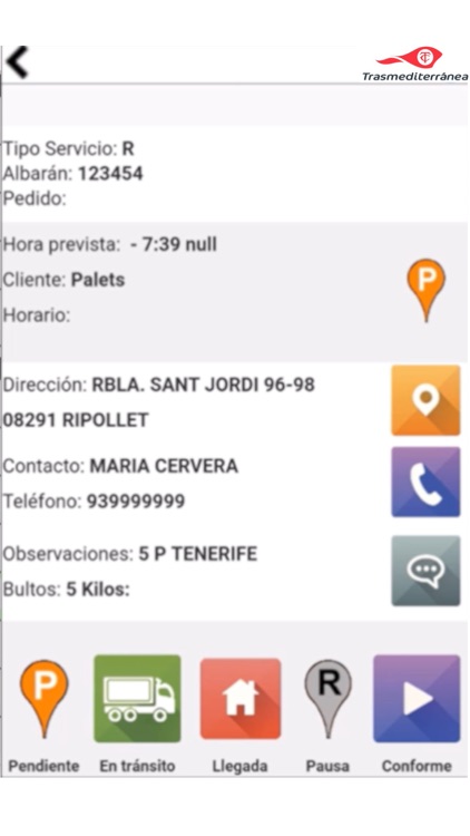 Trasmediterránea Logística