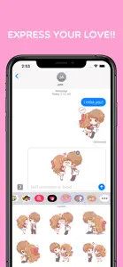 Centilia & Raei Cuddle Sticker screenshot #2 for iPhone