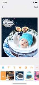 Birthday Photo Frame - Editor screenshot #2 for iPhone