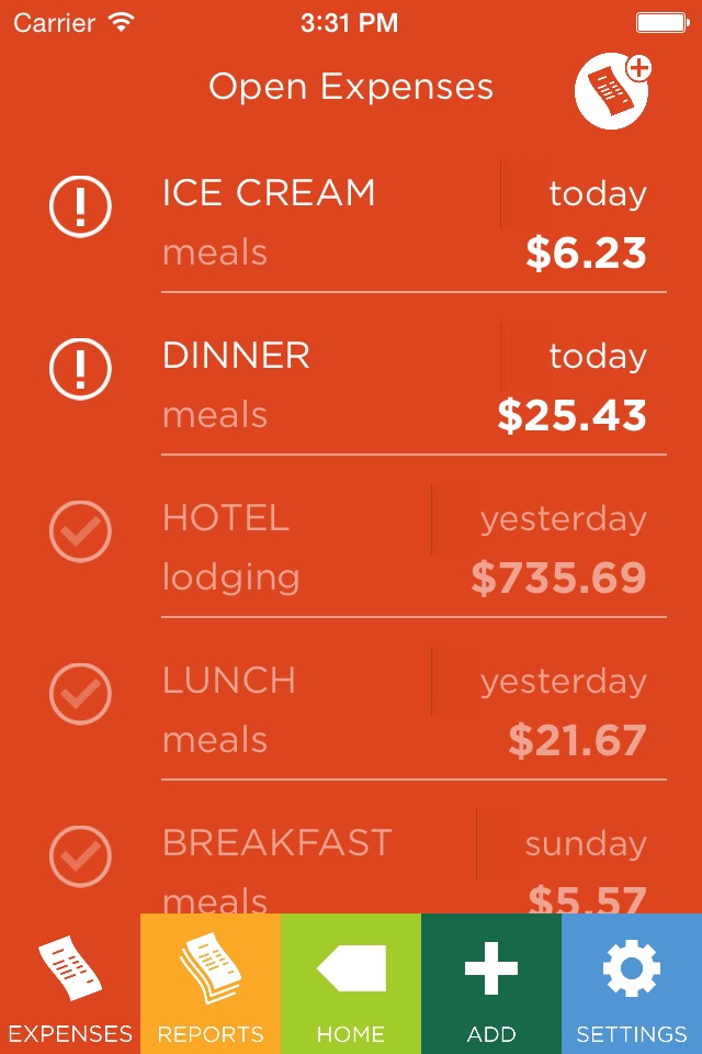 iPhone screenshot