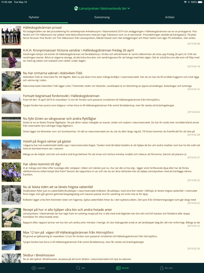 Västmanlands Naturkarta