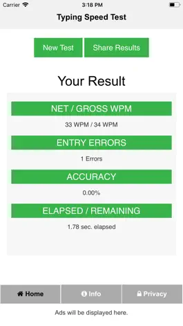 Game screenshot Typing Speed Check apk