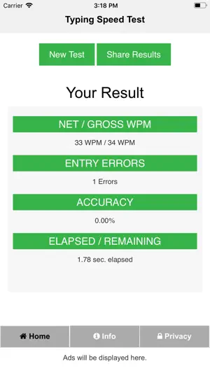 Typing Speed Check screenshot 2