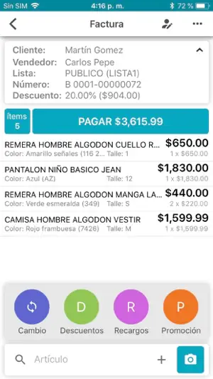 Factura zMobile screenshot 4