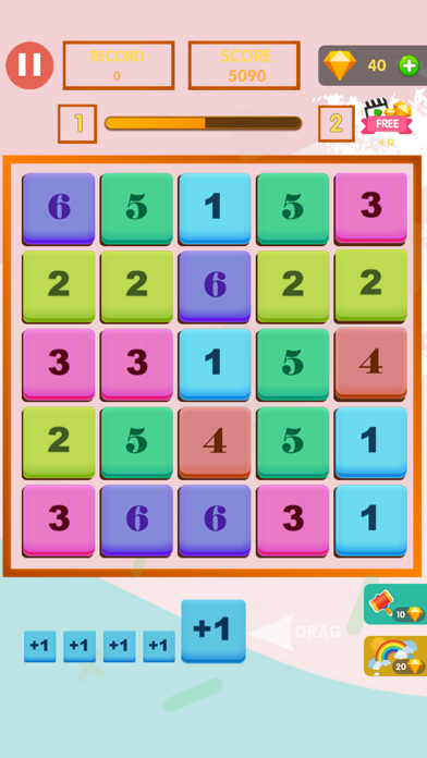 Screenshot #2 pour Amazing Merge Block Puzzle