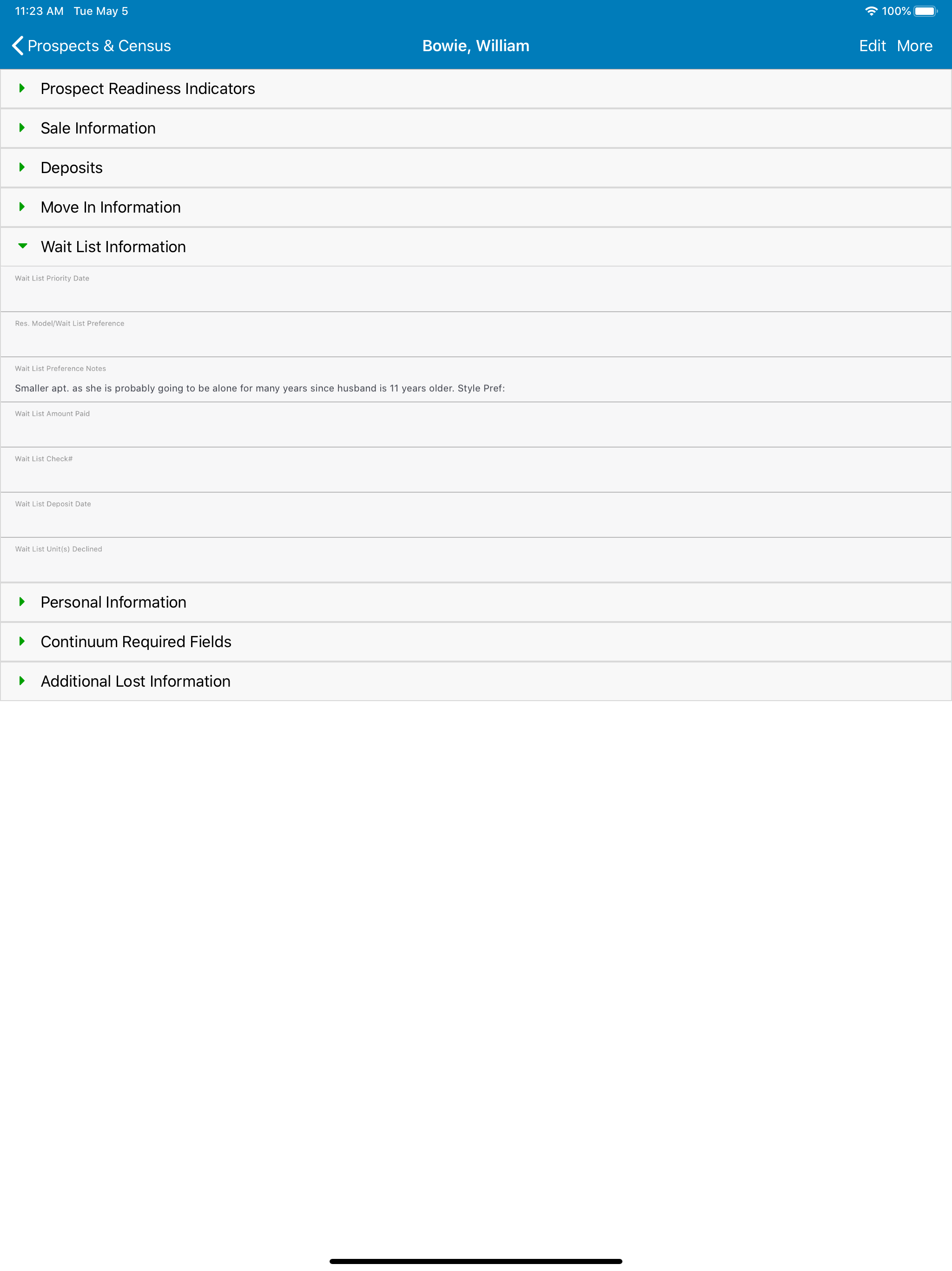 Continuum CRM screenshot 11