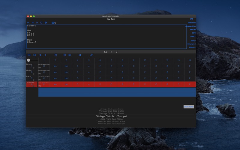 Screenshot #3 pour Jazz Song Creator Pro
