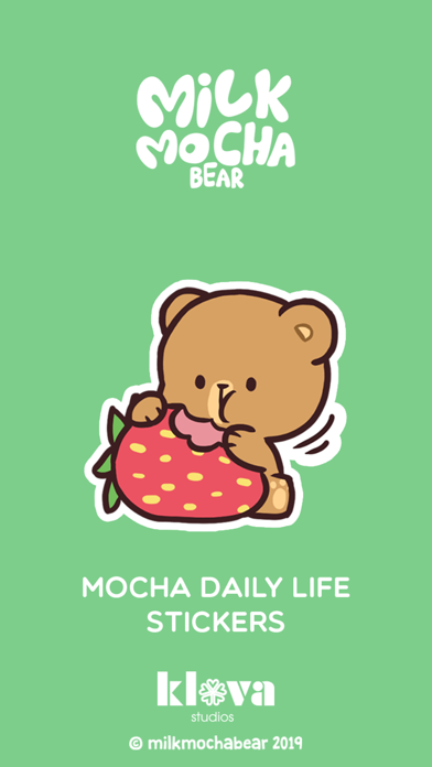 Screenshot #1 pour Mocha Daily Life Stickers