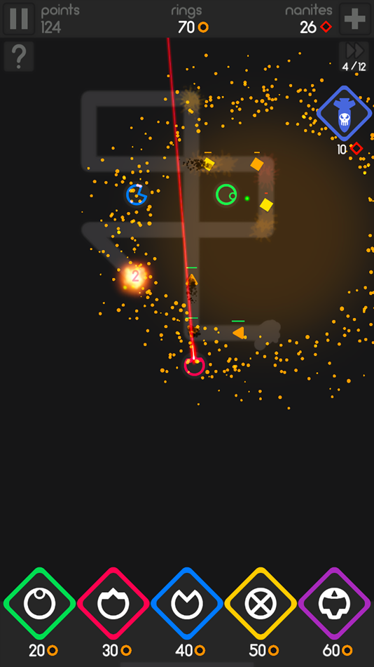 #7. Color Defense - A TD Puzzler (iOS) 由: McPeppergames UG (haftungsbeschraenkt) & Co. KG