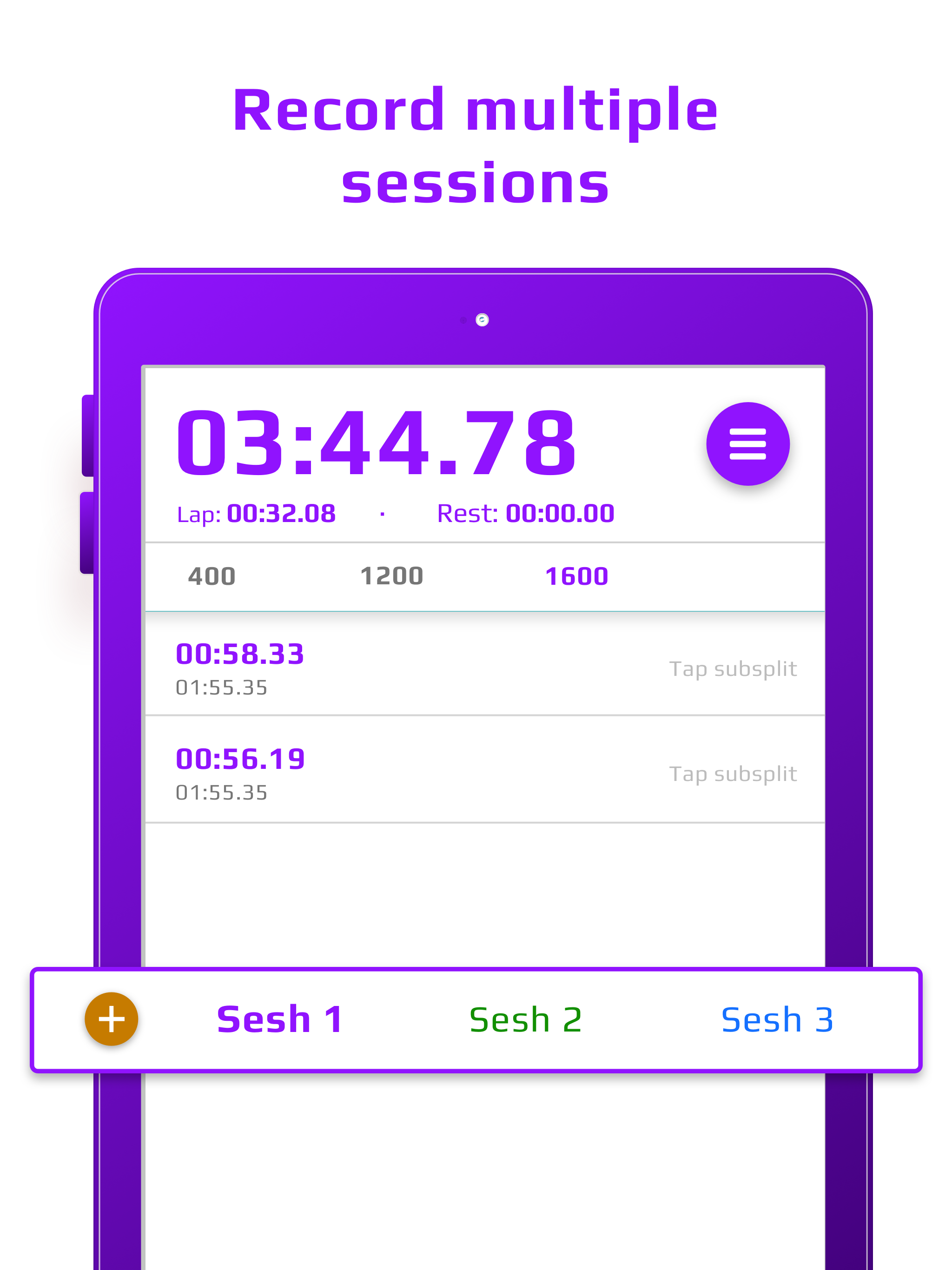 Trackster: Stopwatch