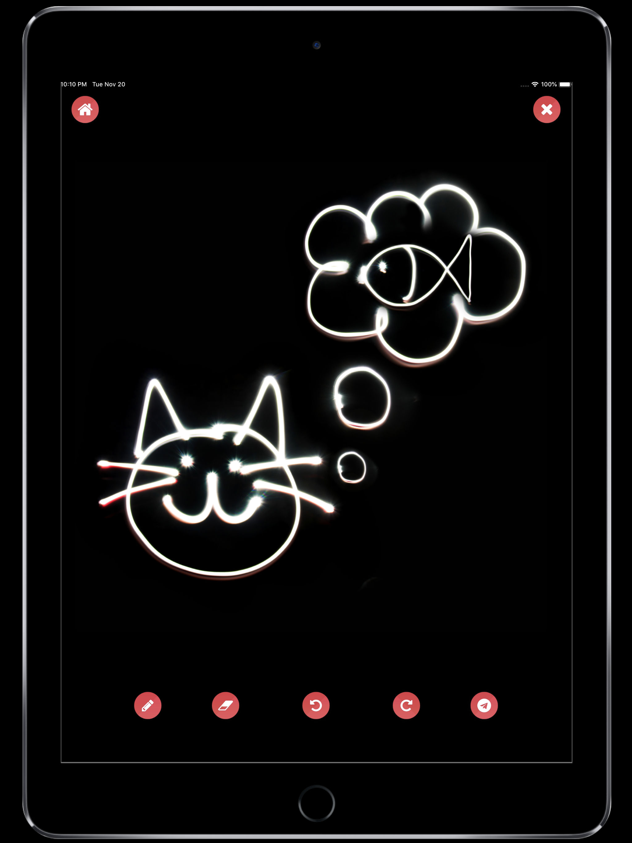 Drawing Pad - Neon Light Paint