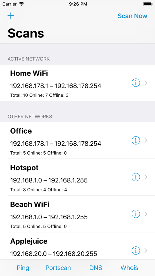 #1. Network Radar (iOS) 由: Daniel Witt