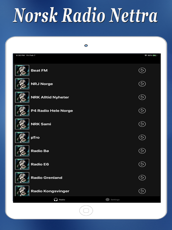 Screenshot #4 pour Norsk Radio Nettra