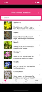 Bach Flowers Remedies screenshot #2 for iPhone