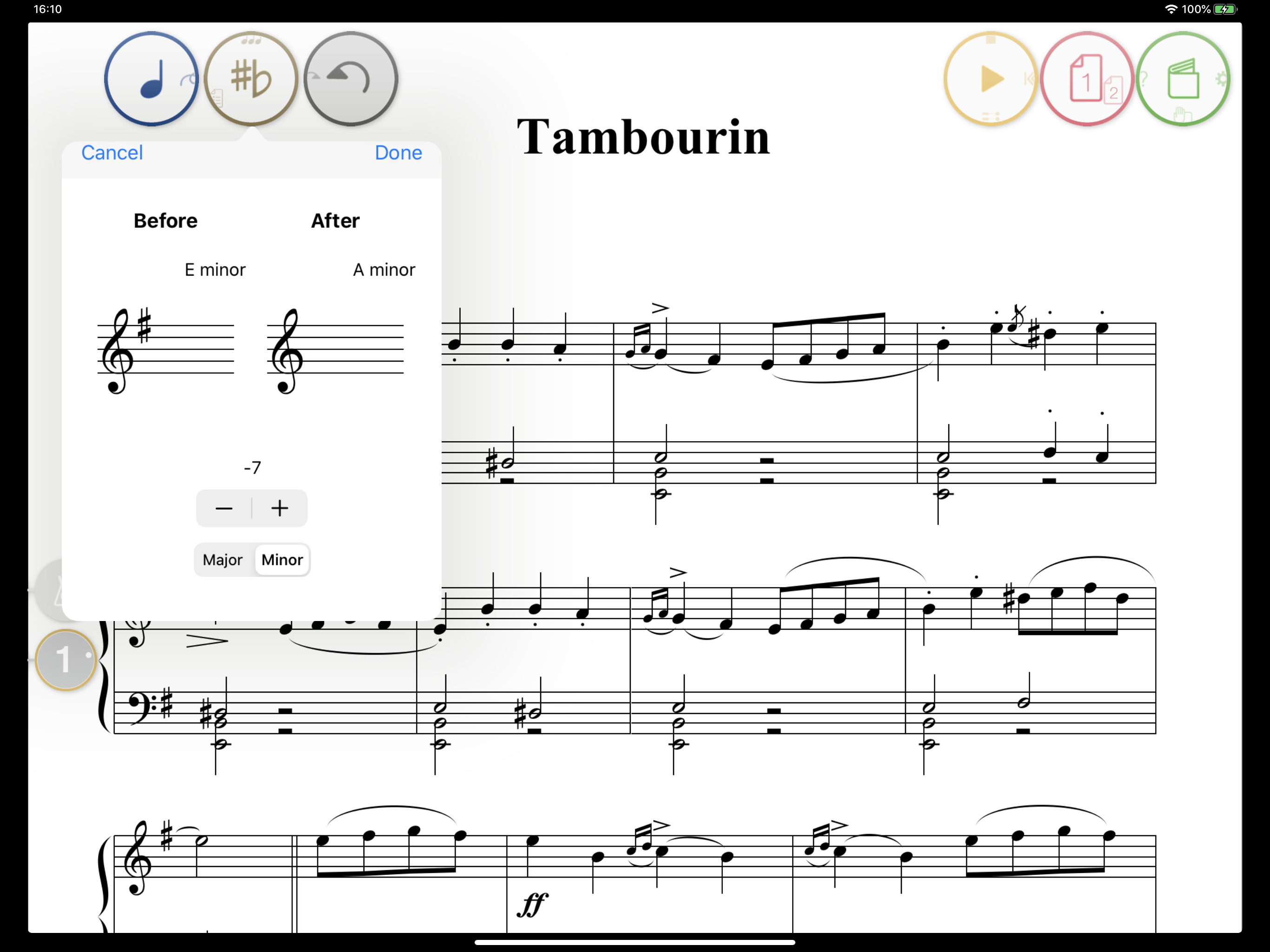 Touch Notation