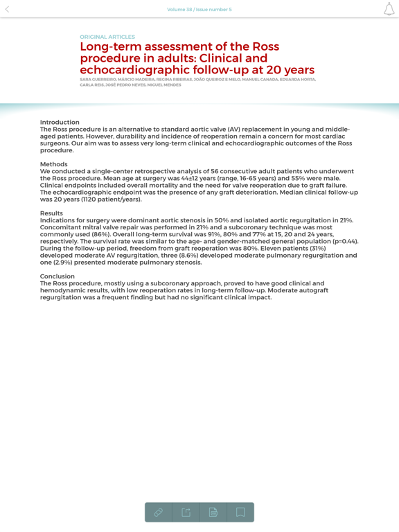 Screenshot #6 pour Revista Portuguesa Cardiologia