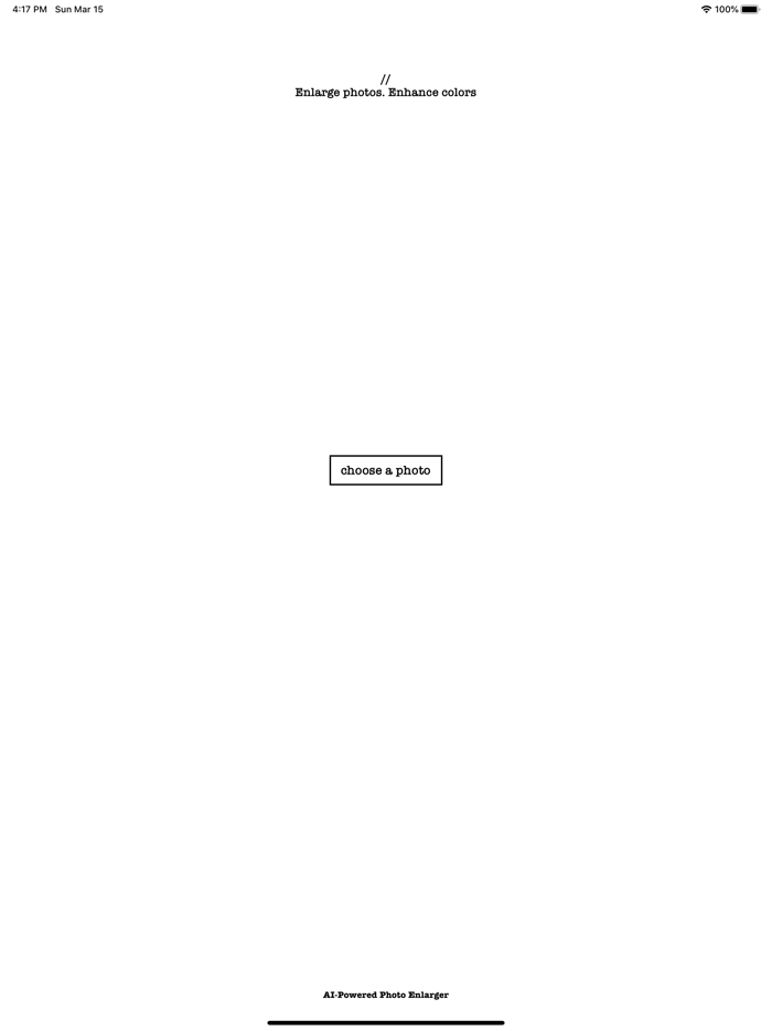 Enlarger - AI Photo Upscale