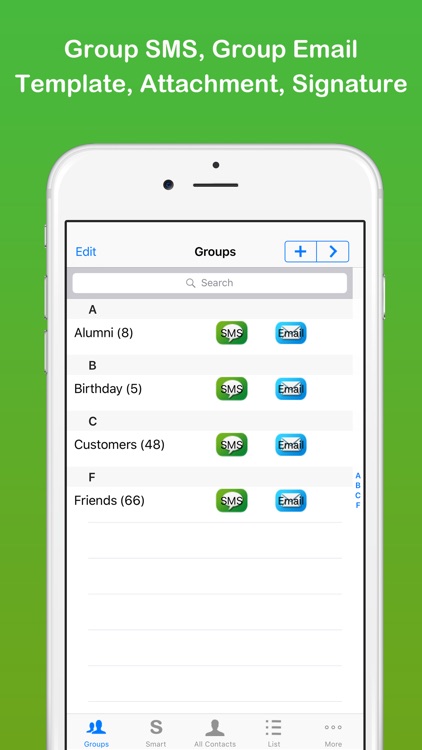 Smart Group: Email, SMS/Text screenshot-0