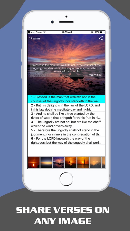 #4. Proverbs & Psalms - King James (iOS) Podle: Watchdis Group B.V
