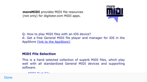 GM MIDI Player screenshot