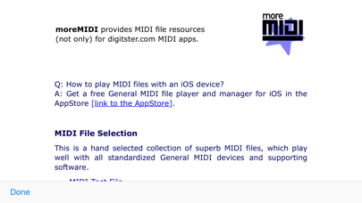 GM MIDI Player Screenshot