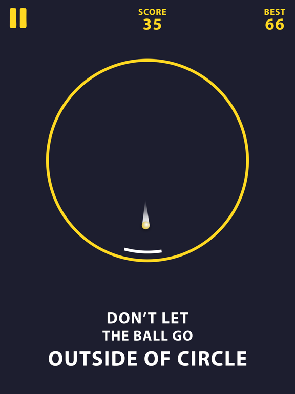Solo Circle Pong iPad screenshot