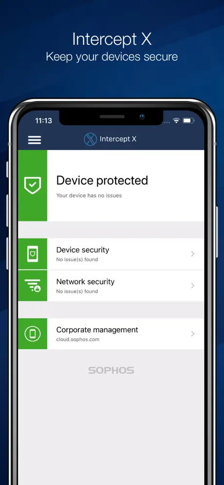 Sophos Intercept X for Mobile
