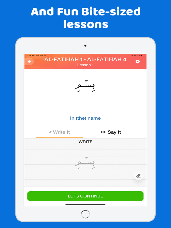 Quran IQ: Arabic Learning App iPad screenshot 4 - Education app
