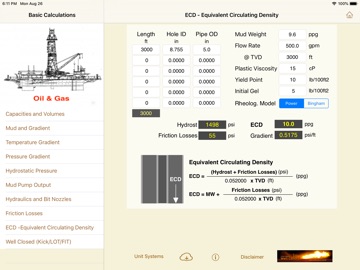 Drilling Hydraulics (Basic) iPad screenshot