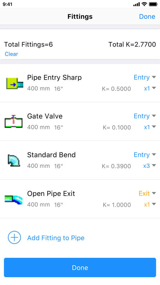 #8. Pipe Flow Wizard - Calculator (iOS) 由: Pipe Flow Software