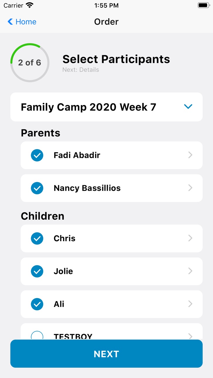 iPhone screenshot