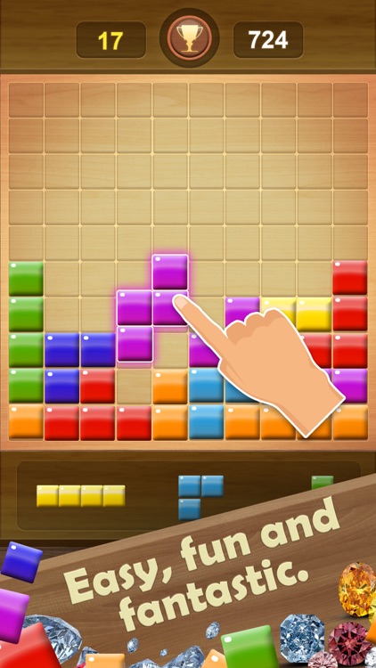 Wooden Block Puzzle Game screenshot-3
