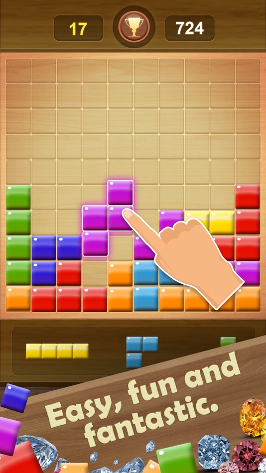 #4. Wooden Block Puzzle Game (iOS) By: Tran Ngoc Thanh