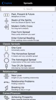 ghosts & spirits tarot iphone screenshot 3