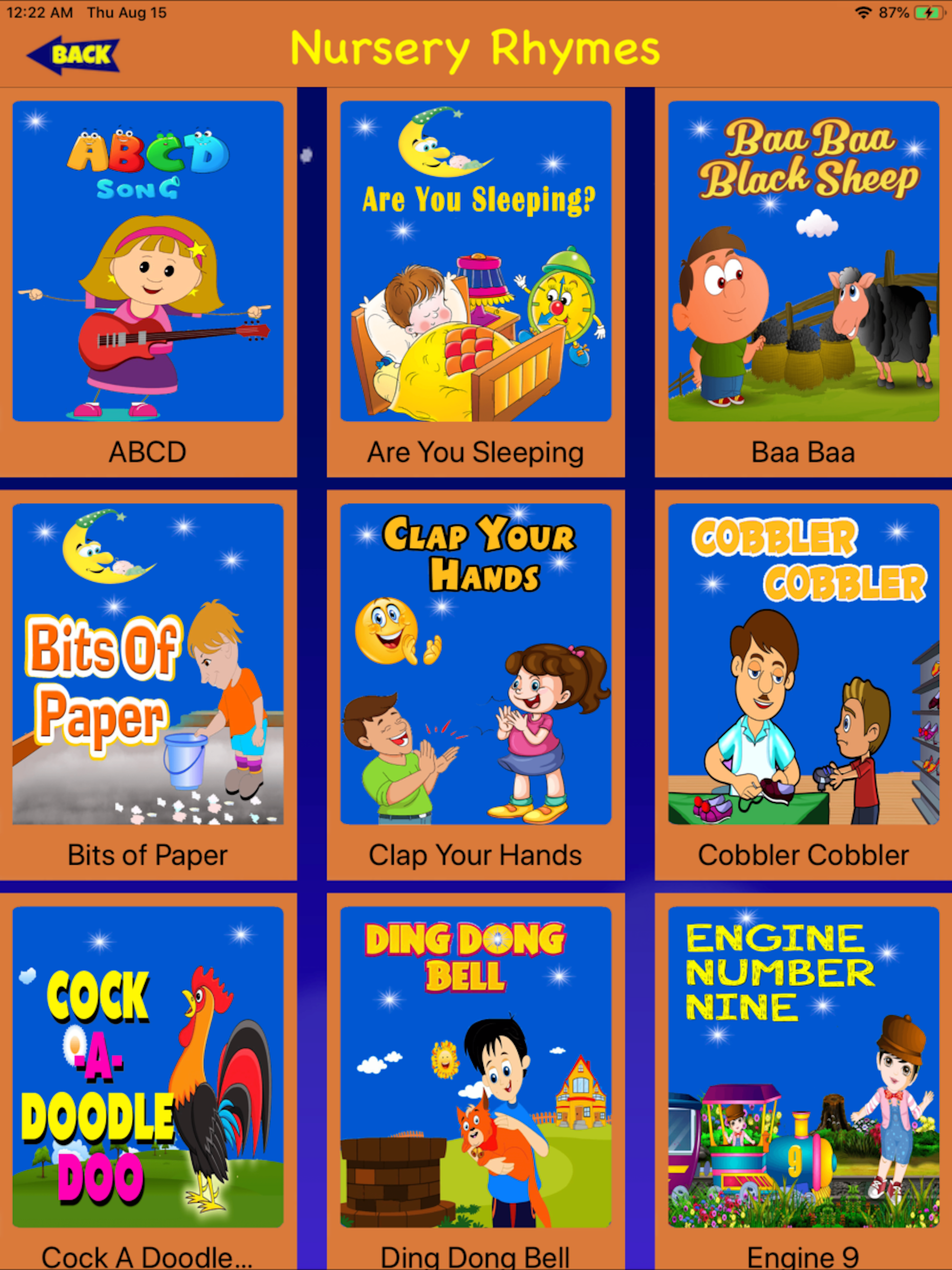 Nursery Rhymes-Preschool Poems