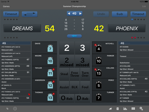 HOOP J for Basketball Scores - náhled